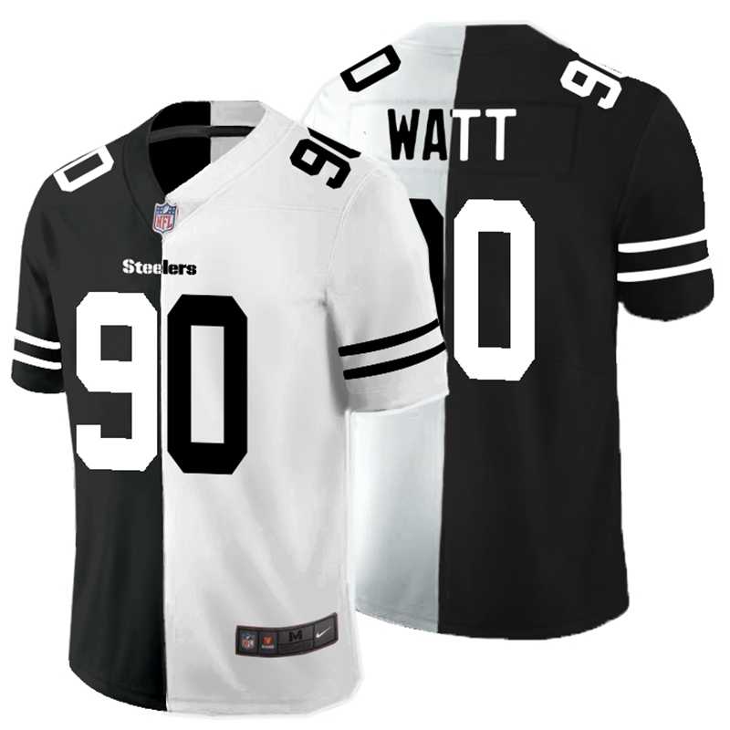 Nike Steelers 90 T.J. Watt Black And White Split Vapor Untouchable Limited Jersey Dyin,We sell and wholesale Nike Steelers 90 T.J. Watt Black And White Split Vapor Untouchable Limited Jersey Dyin on line form chian!